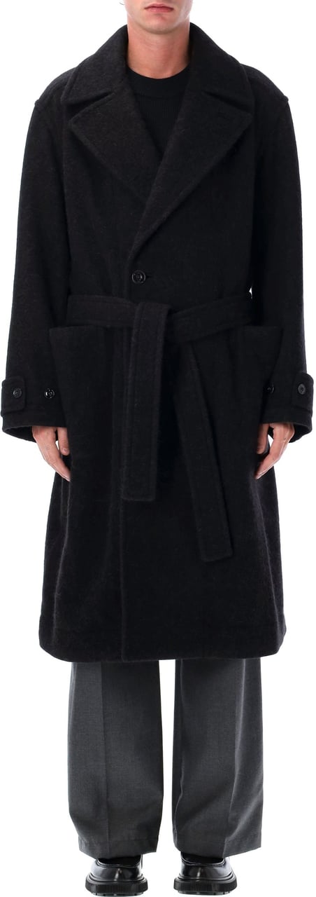 Lemaire Soft Coat Nero Zwart