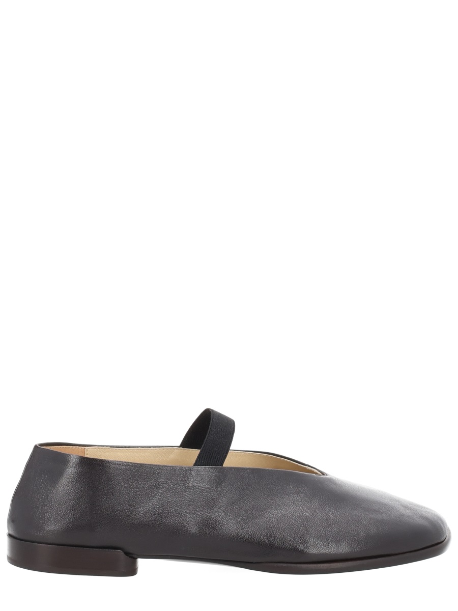 Lemaire Glove Minimalist Single Strap Flats Grijs