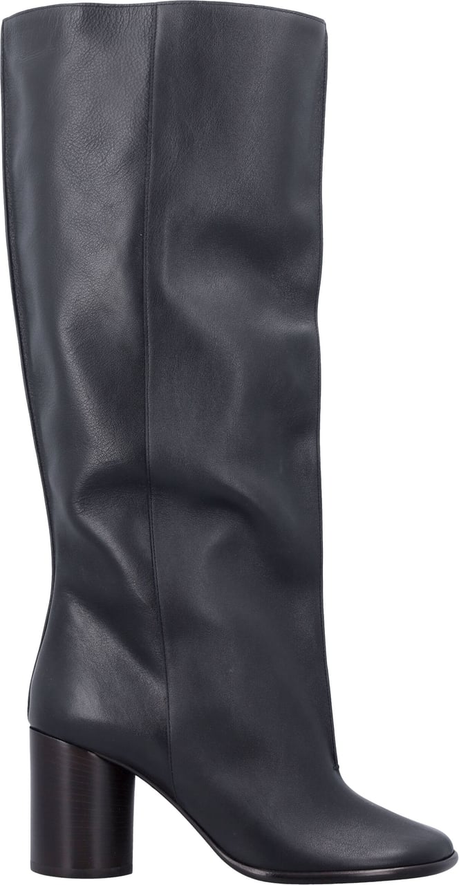 Lemaire Crease Sleeve Boot Nero Zwart
