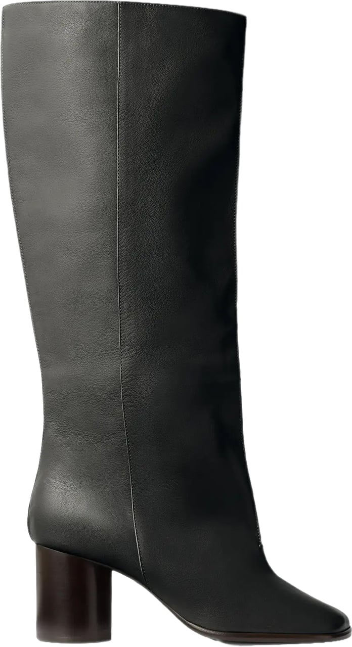 Lemaire Crease Sleeve Boots Black Zwart