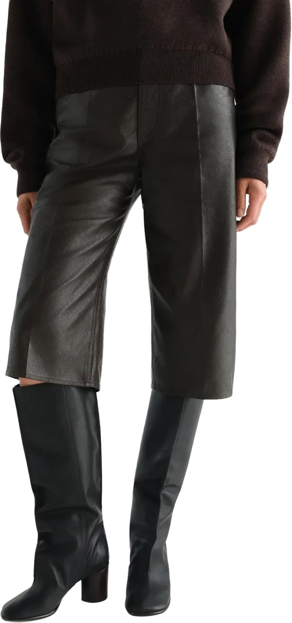 Lemaire Crease Sleeve Boots Black Zwart
