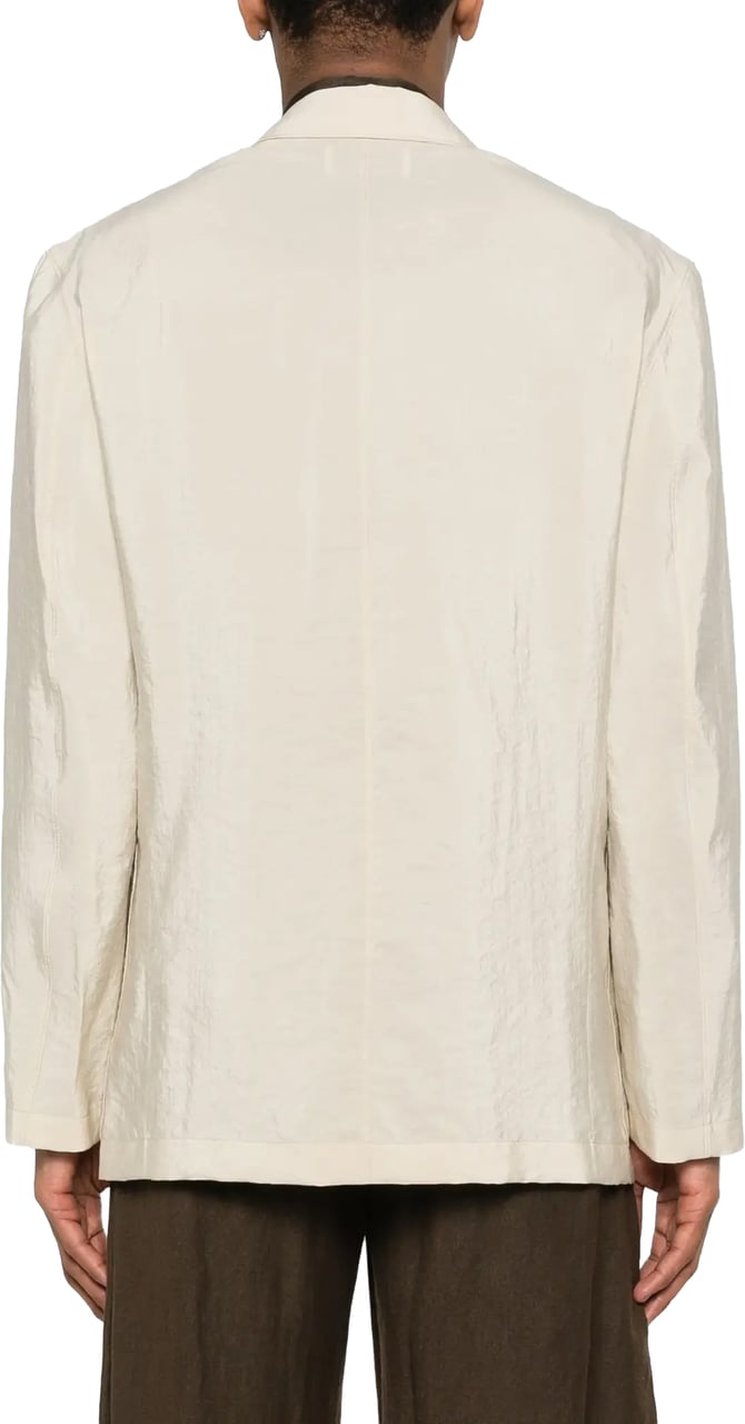 Lemaire Soft Db Jacket Oat Milk Divers