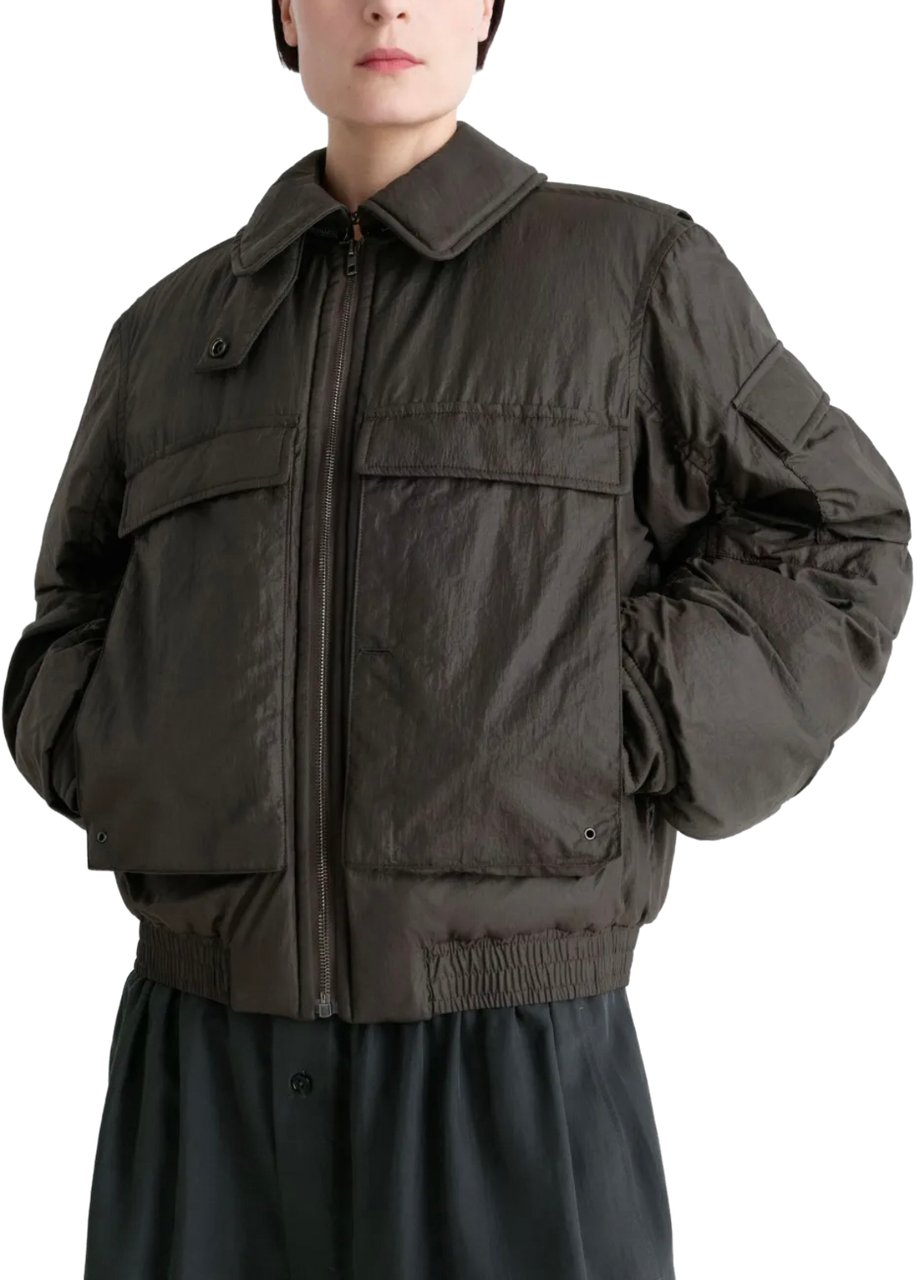 Lemaire Bomber Espresso Bruin