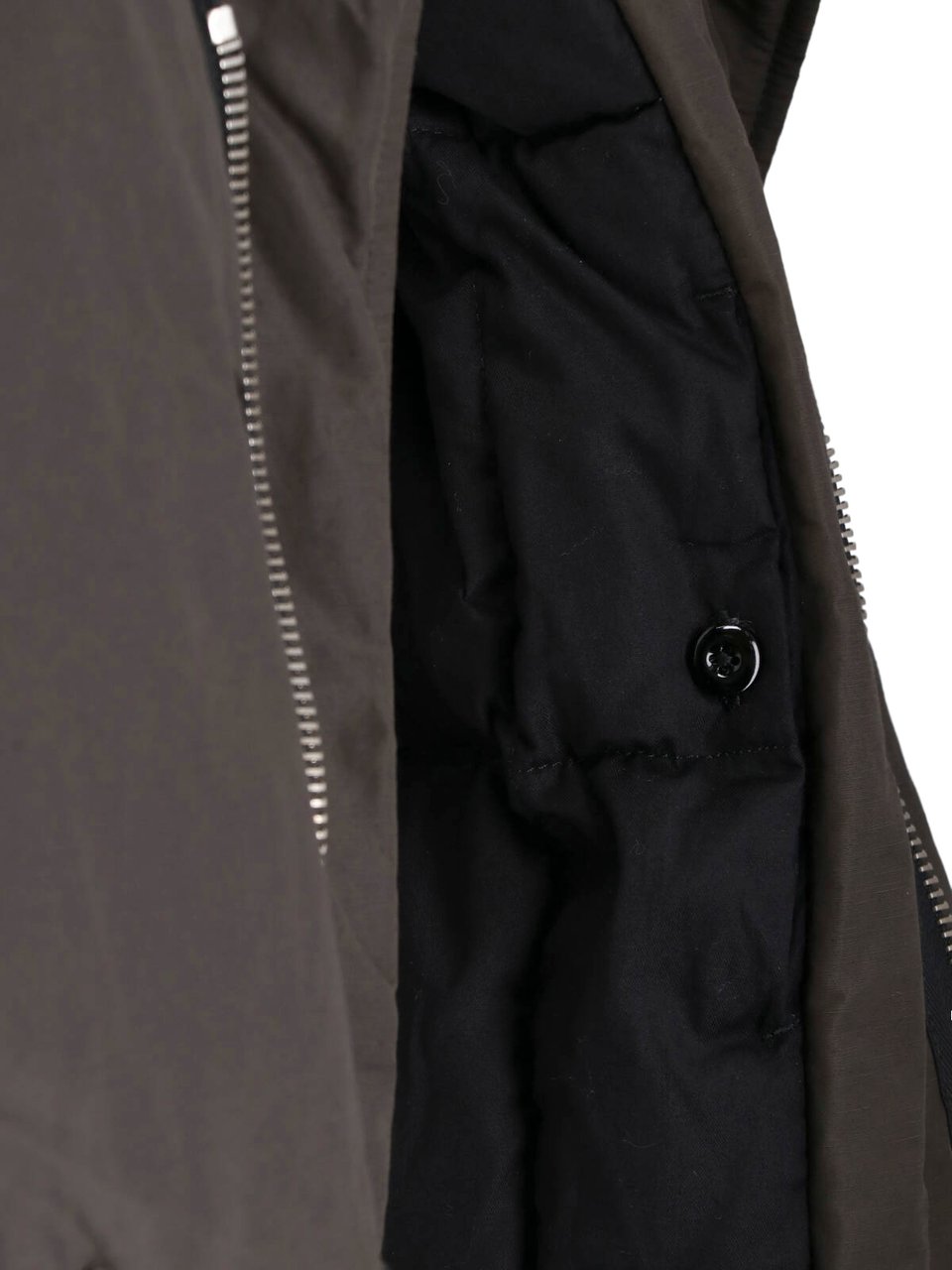 Lemaire Brown High Collar Oversized Casual Jacket Bruin