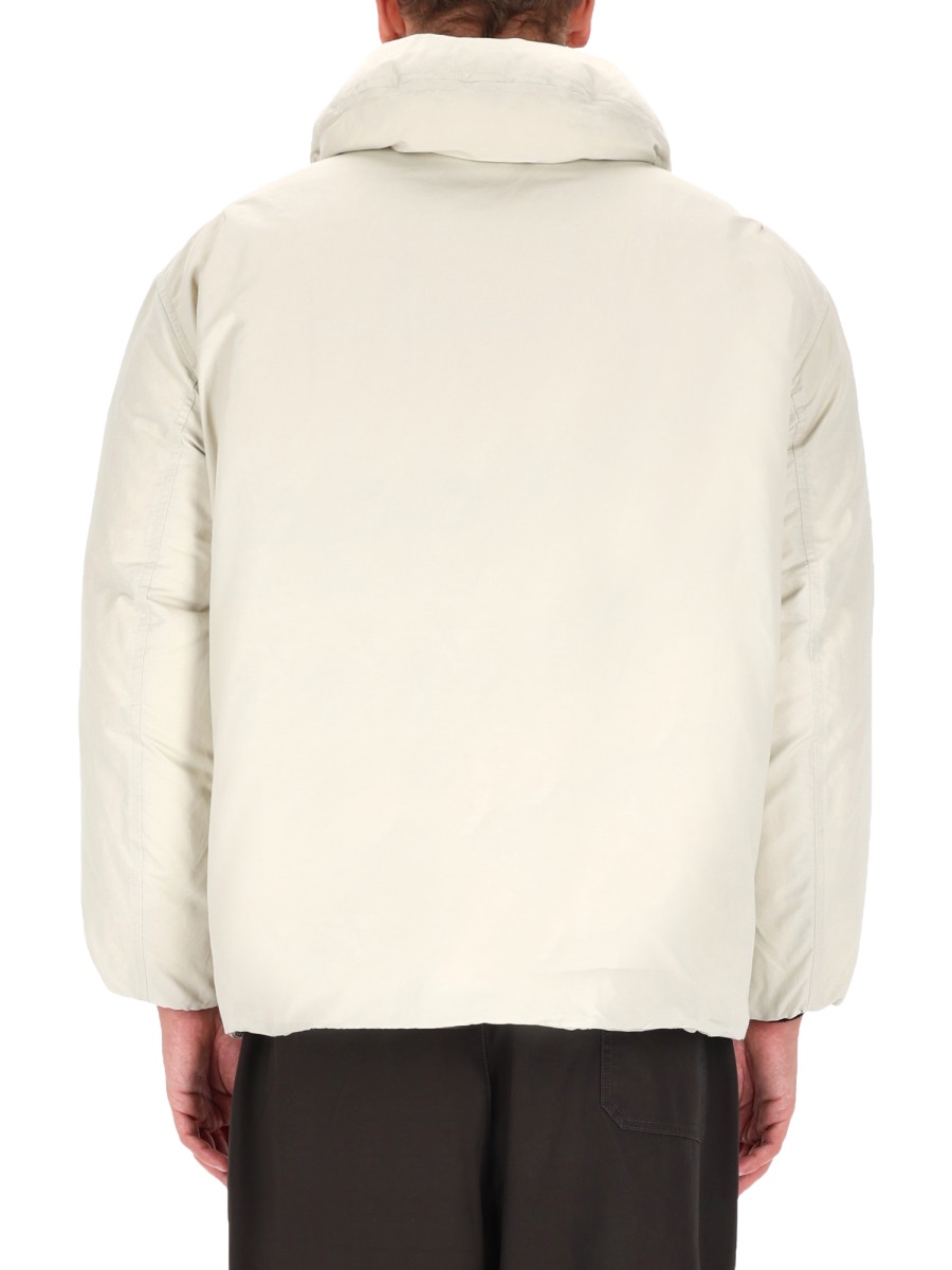 Lemaire Light Neutral Blouson Oversized Jacket Neutraal