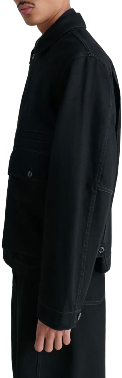 Lemaire Boxy Jacket Black Zwart