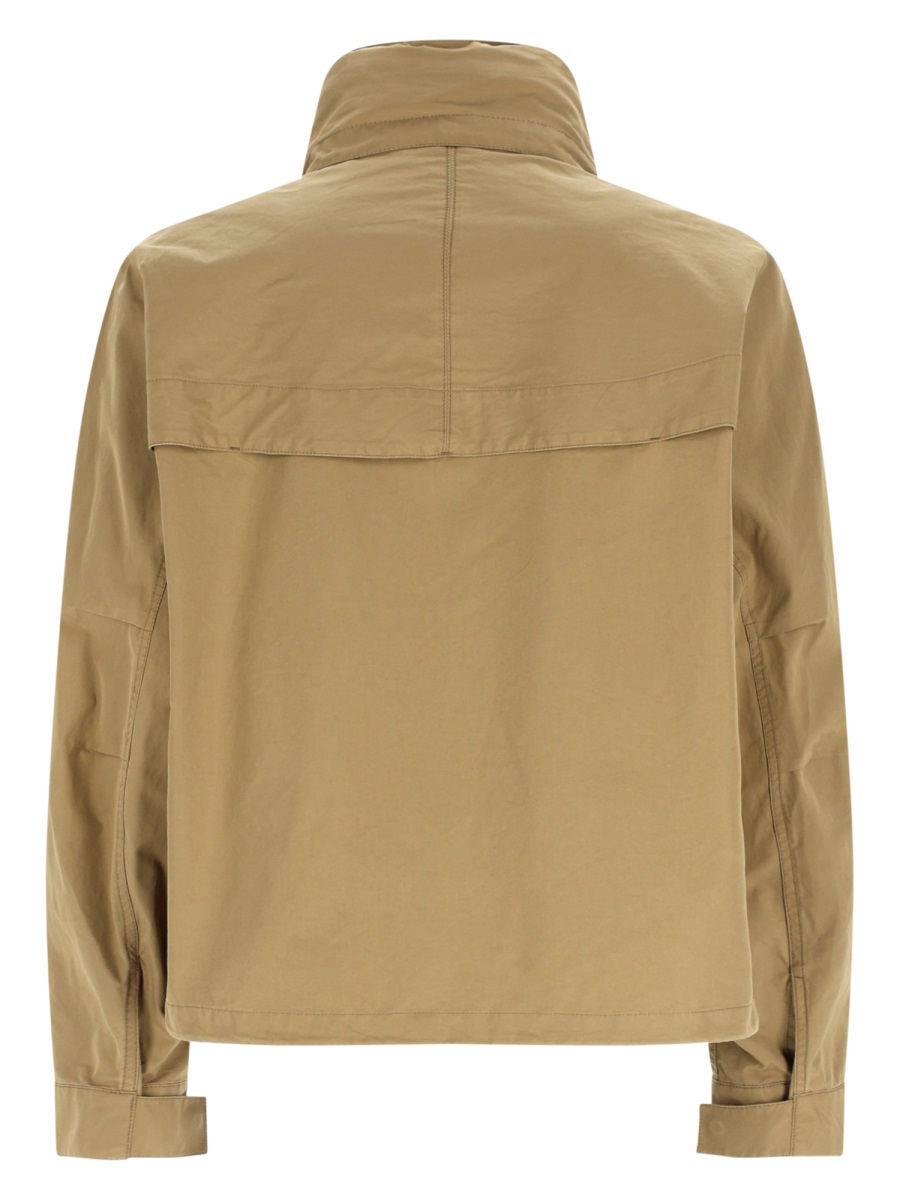 Lemaire Short Rain Boxy Multi-Pocket Cotton Parka Neutraal