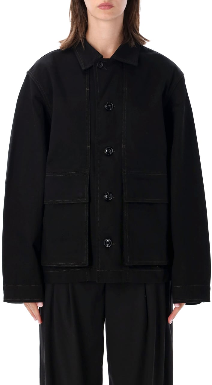 Lemaire Boxy Jacket Nero Zwart