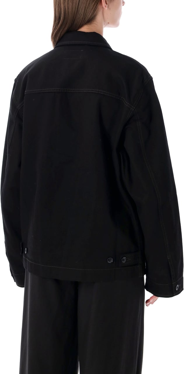 Lemaire Boxy Jacket Nero Zwart