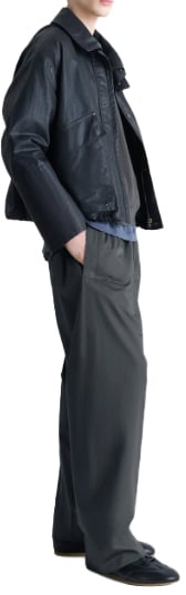 Lemaire Pyjama Pants Carbon Grey Grijs