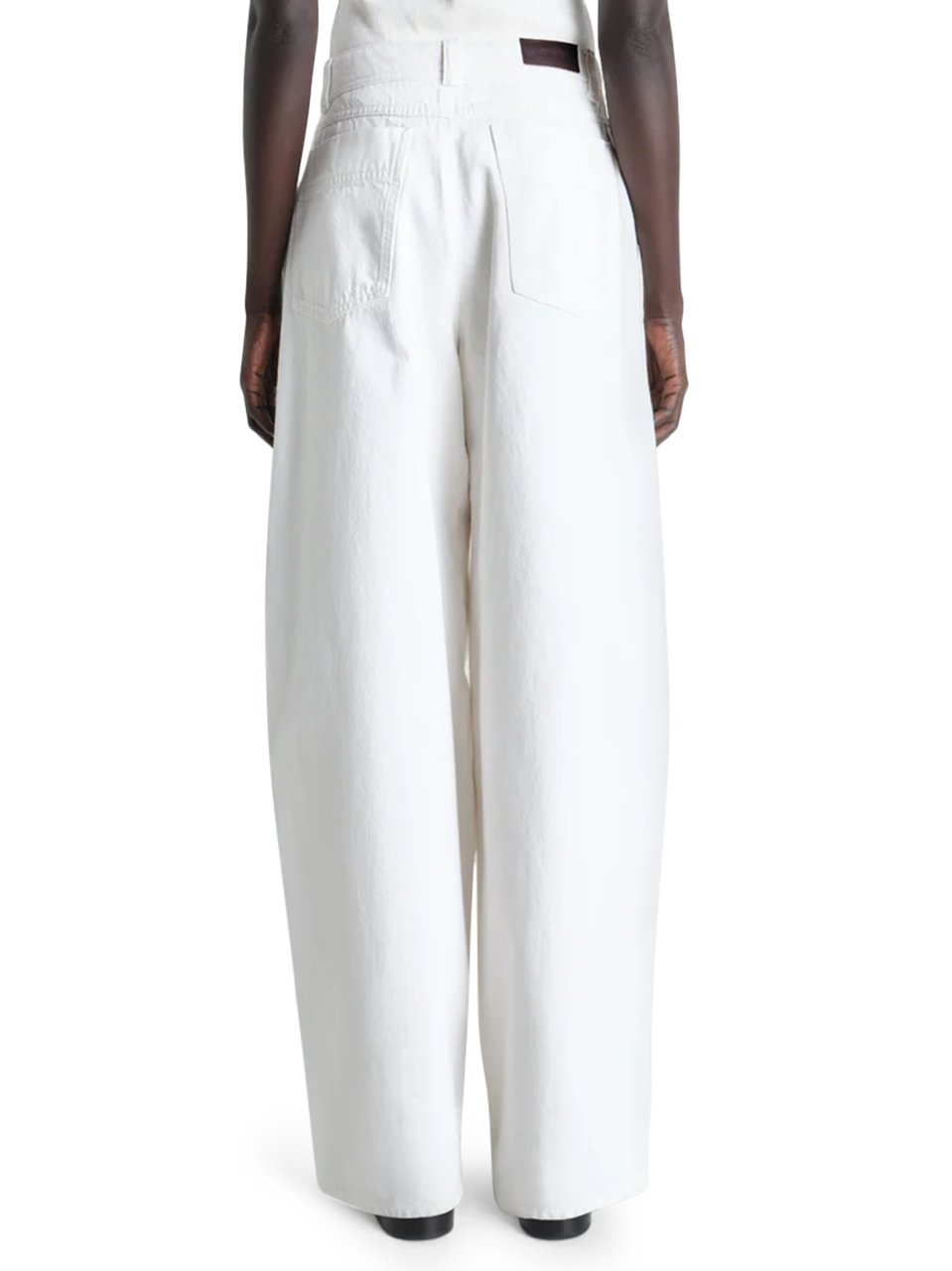 Lemaire Wide-leg Trousers with High Waist and Minimalist Design Wit