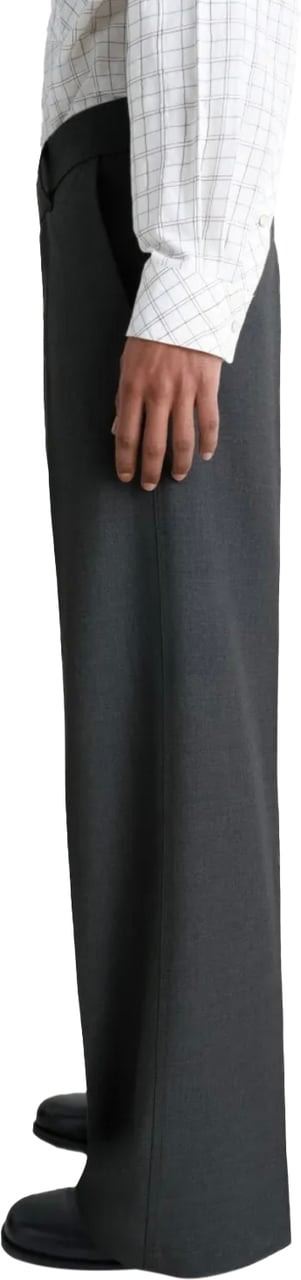 Lemaire Straight Tailored Pants Dark Grey Grijs