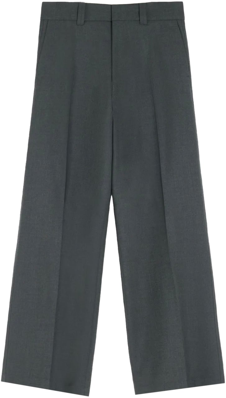 Lemaire Straight Tailored Pants Dark Grey Grijs