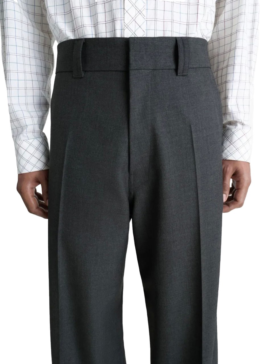 Lemaire Straight Tailored Pants Dark Grey Grijs