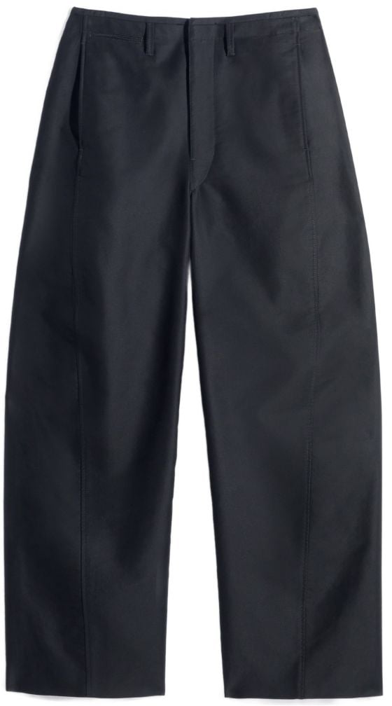 Lemaire Trousers Grey Donkergrijs