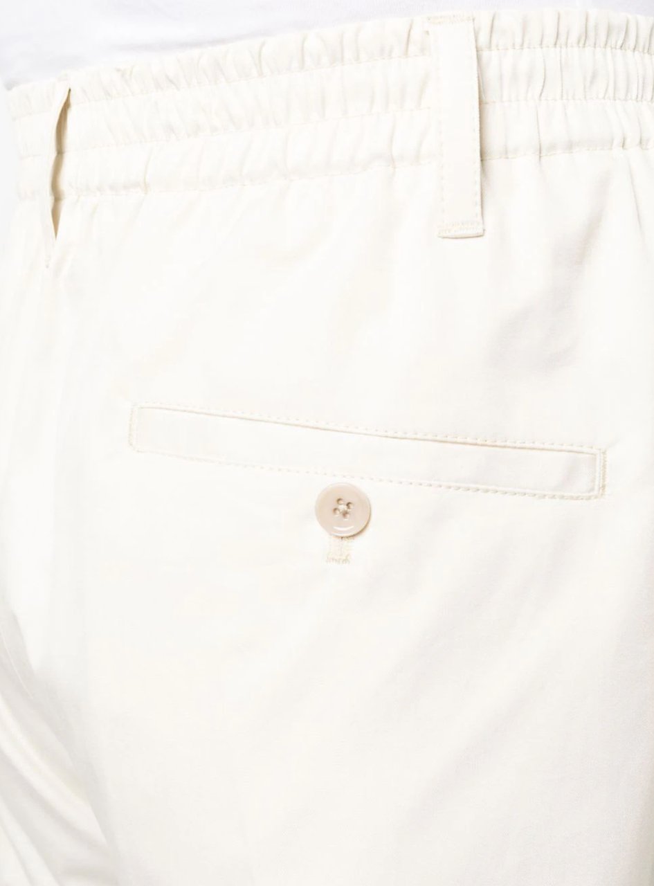 Lemaire Easy Pleated Pants Creamy White Wit