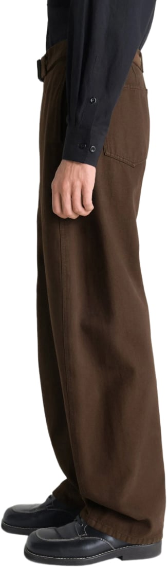 Lemaire Twisted Belted Pants Cacao Bruin
