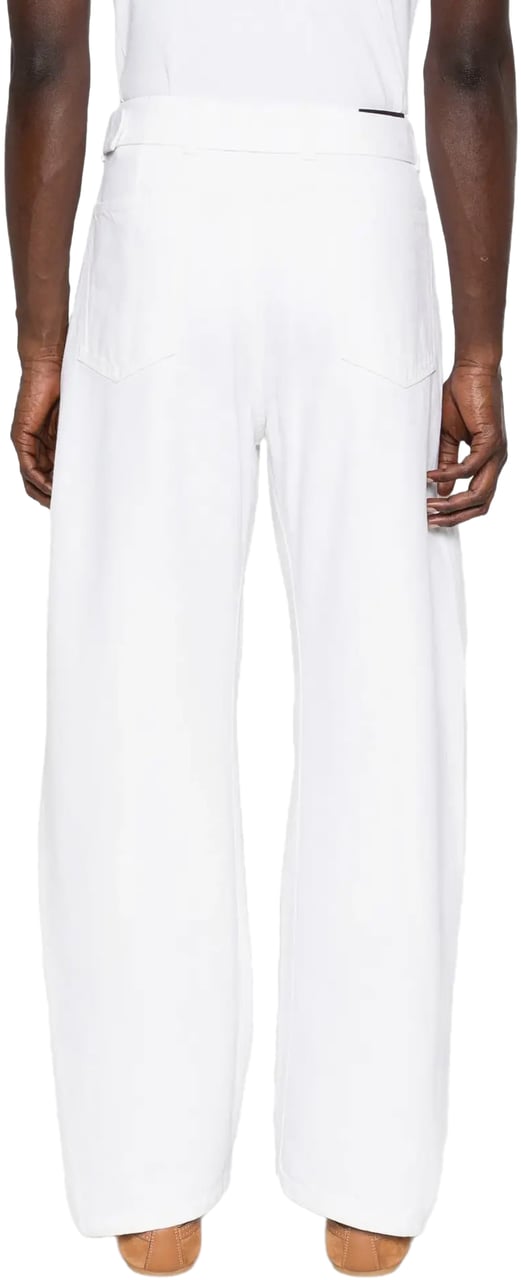 Lemaire Twisted Belted Pants Milk Wit