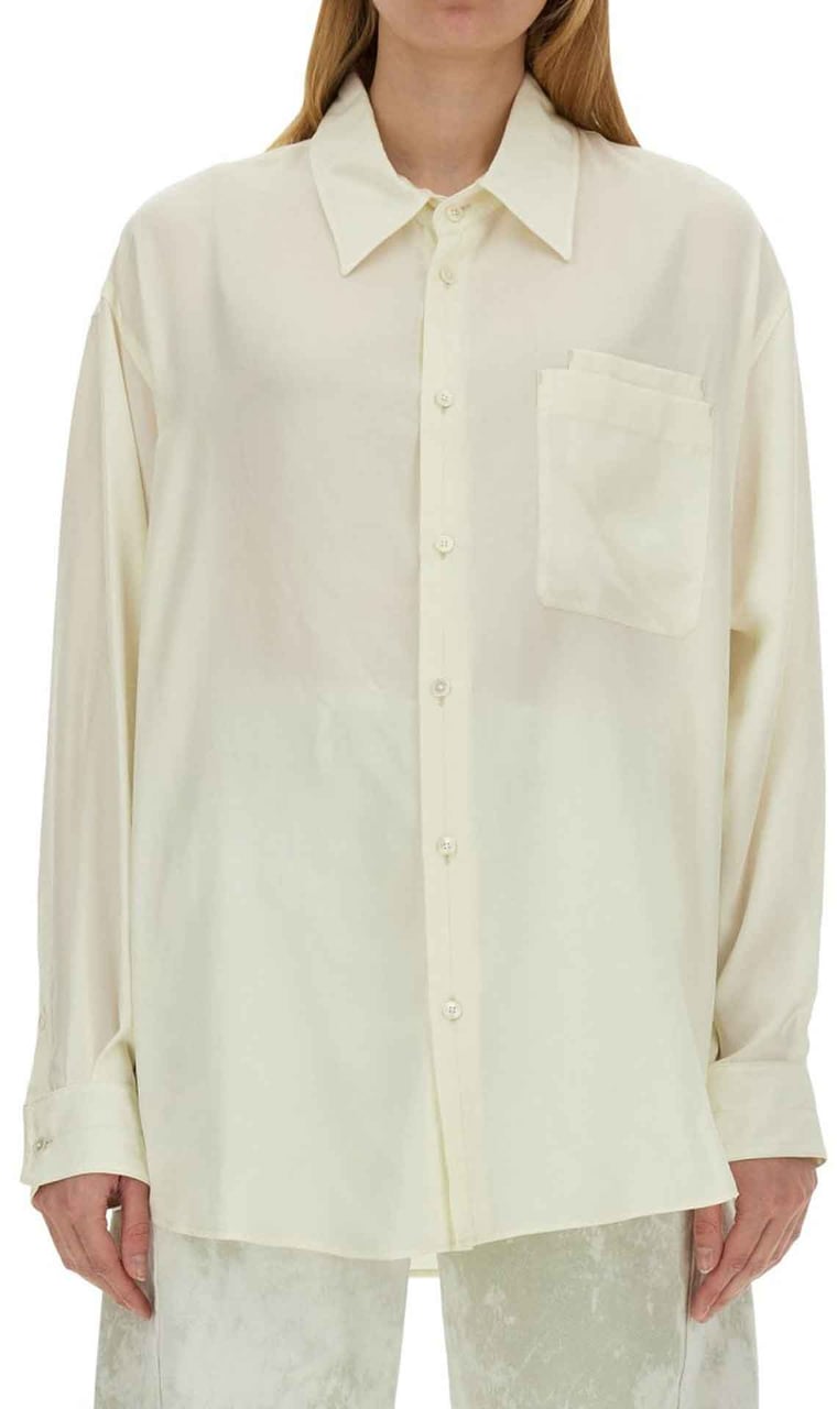 Lemaire Lemaire Long Sleeve Top Wit