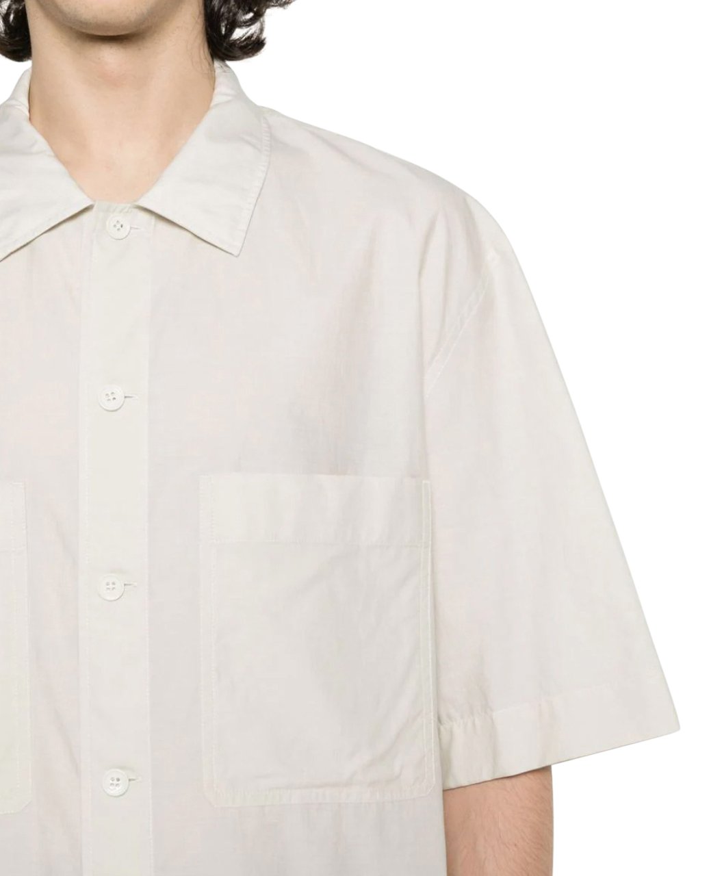 Lemaire Pyjama Shirt Pale Mastic Divers
