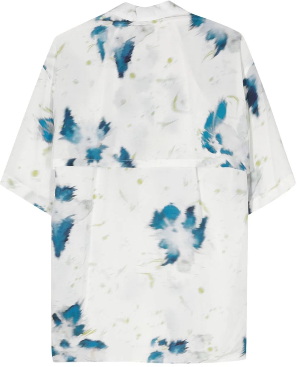 Lemaire Summer Shirt Chalk/blue Blauw