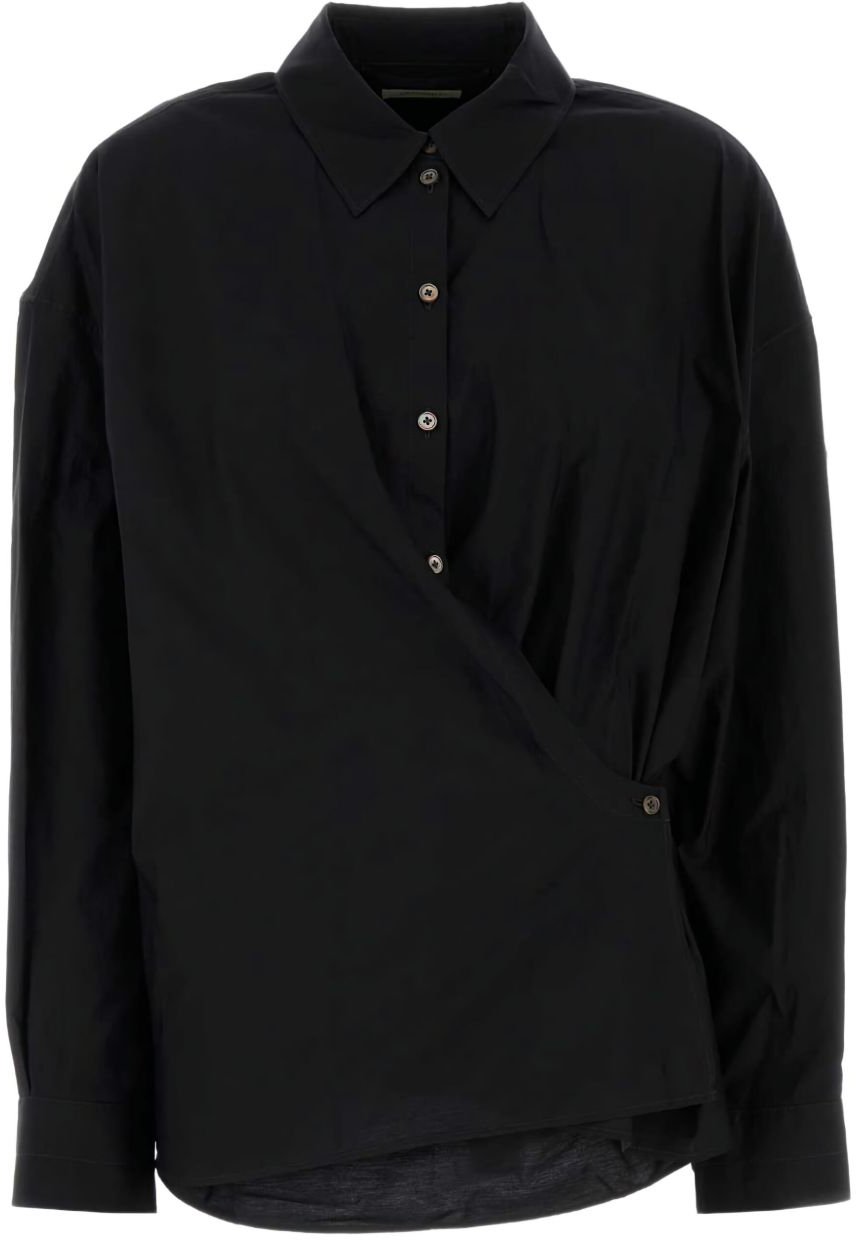 Lemaire Shirts Grey Zwart