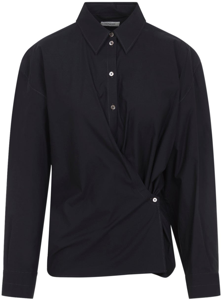 Lemaire Lemaire Straight Collar Twisted Shirt Divers