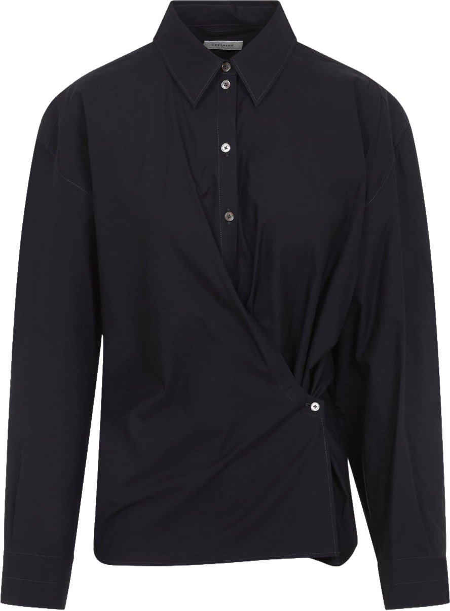 Lemaire Lemaire Straight Collar Twisted Shirt Divers