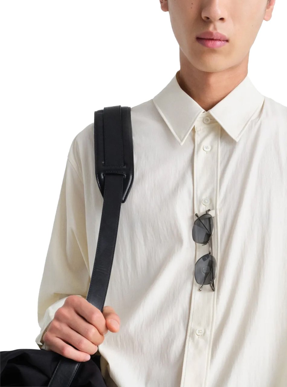 Lemaire Loop Shirt Creamy White Wit