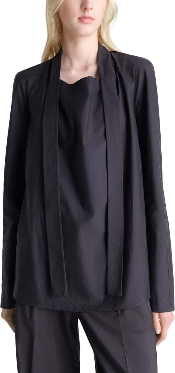 Lemaire Shirts Grey Zwart