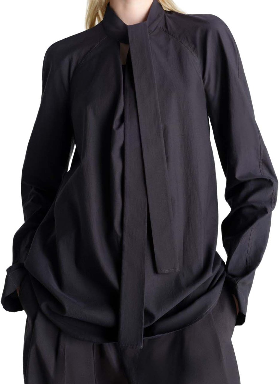 Lemaire Shirts Grey Zwart