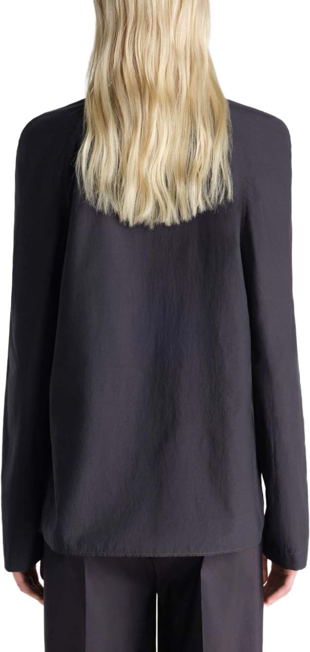 Lemaire Shirts Grey Zwart