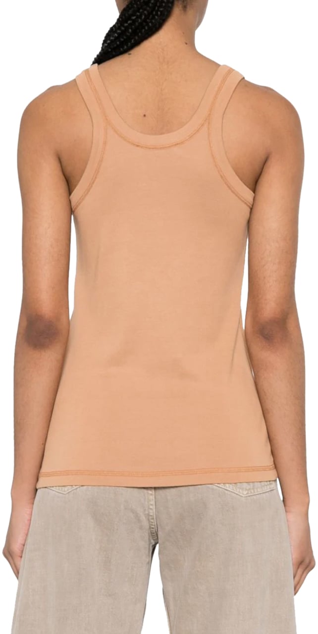 Lemaire Rib Tank Top Burnt Sand Beige