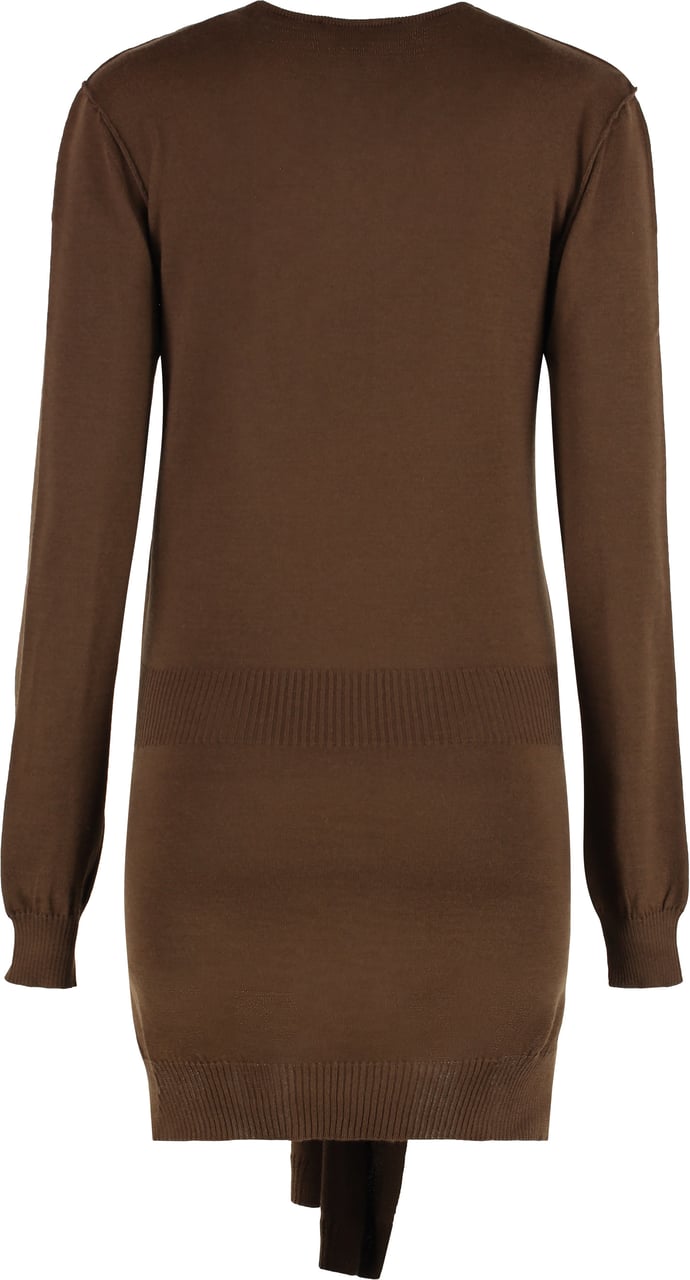 Lemaire Wool-blend crew-neck sweater Bruin