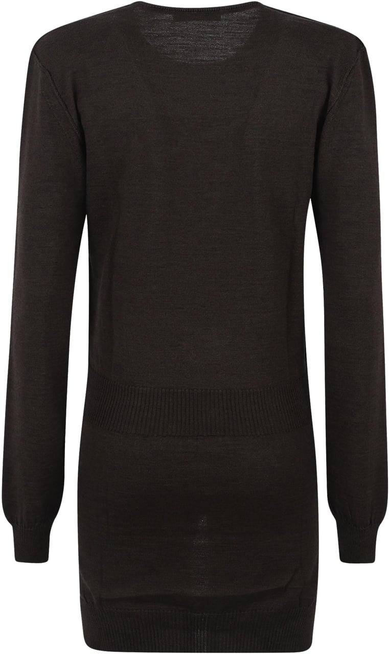 Lemaire Trompe L'oeil Crew Neck Jumper Bruin