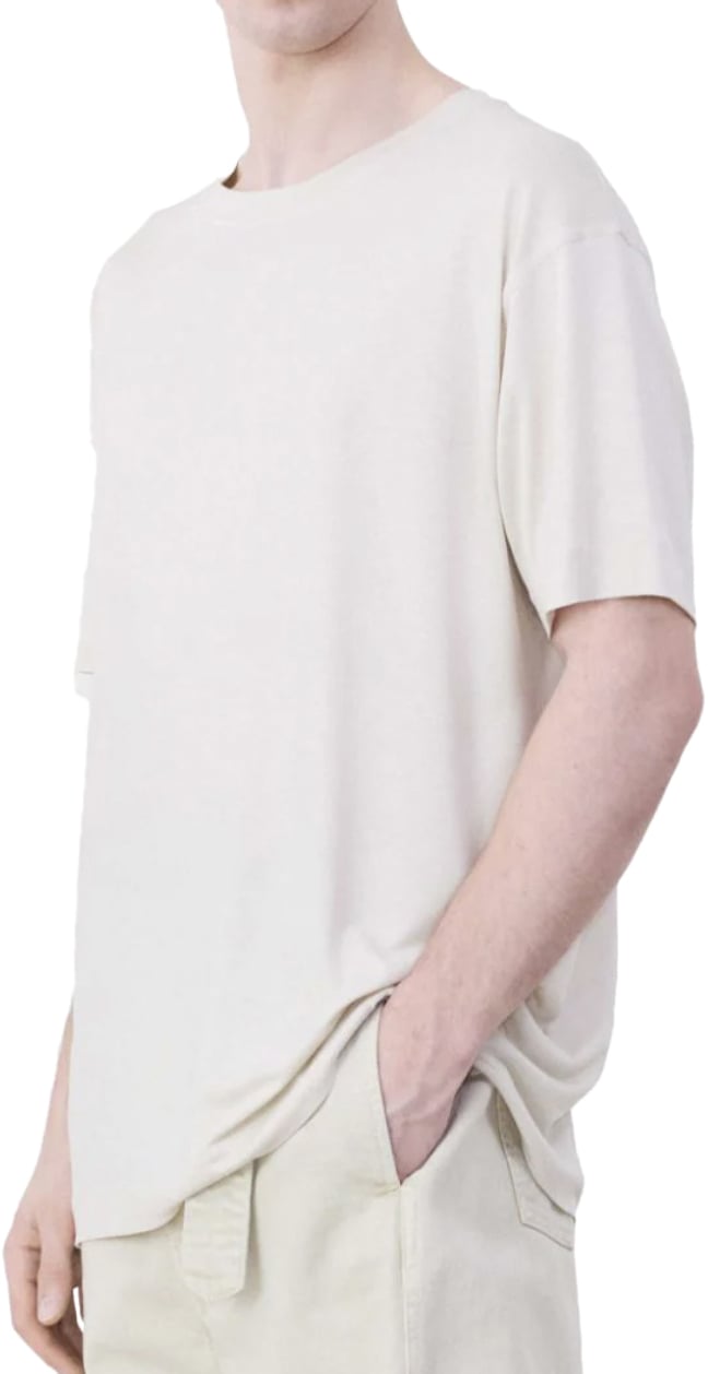 Lemaire Short Sleeve T-shirt Light Cream Divers
