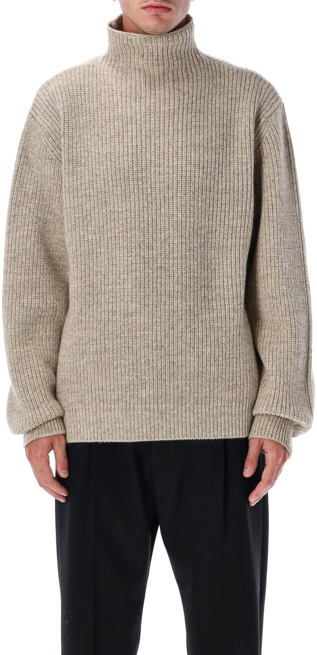 Lemaire Highneck Sweater Beige Beige