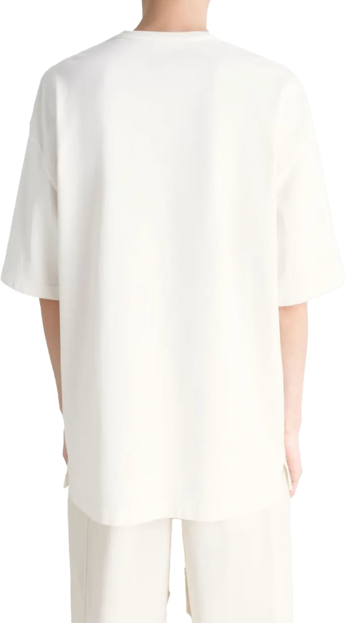 Lemaire Short Sleeve T-shirt Light Cream Divers