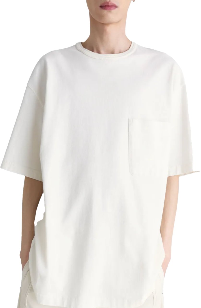 Lemaire Short Sleeve T-shirt Light Cream Divers