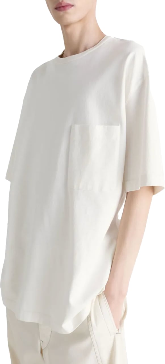 Lemaire Short Sleeve T-shirt Light Cream Divers
