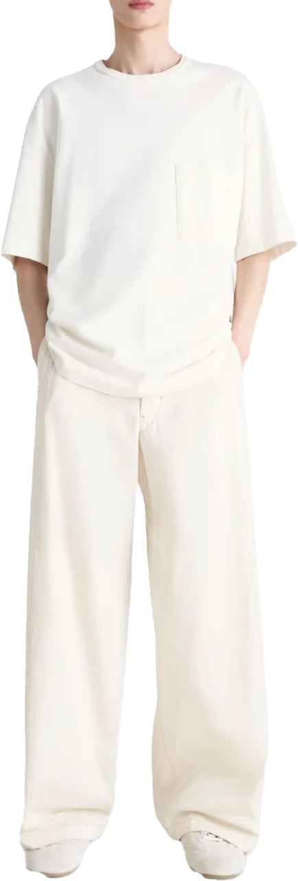 Lemaire Short Sleeve T-shirt Light Cream Divers