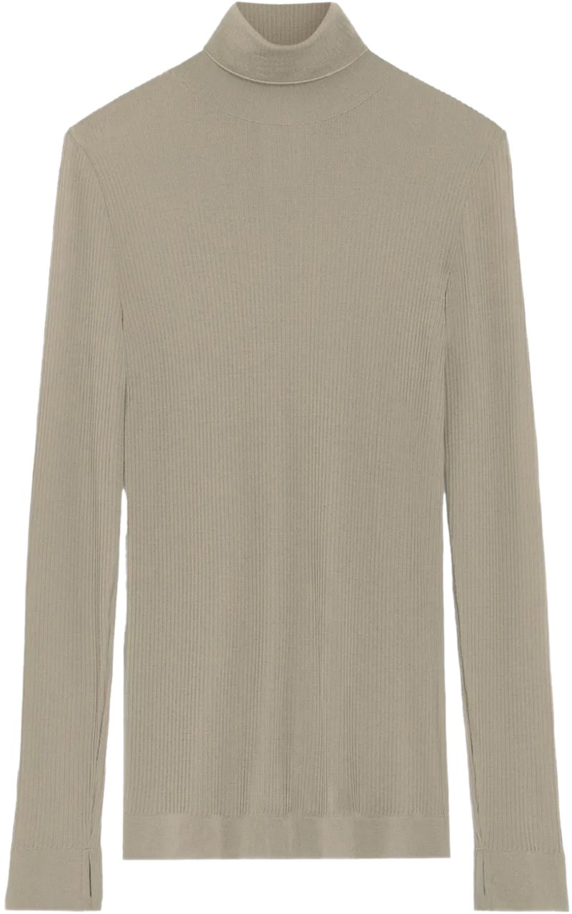 Lemaire Seamless High Neck Top Light Sage Groen