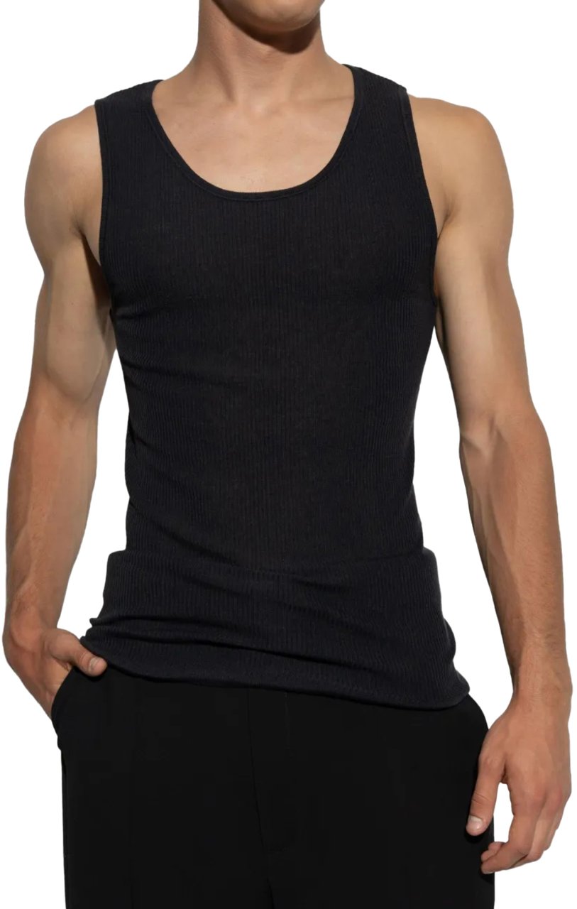 Lemaire Debardeur Granite Black Zwart
