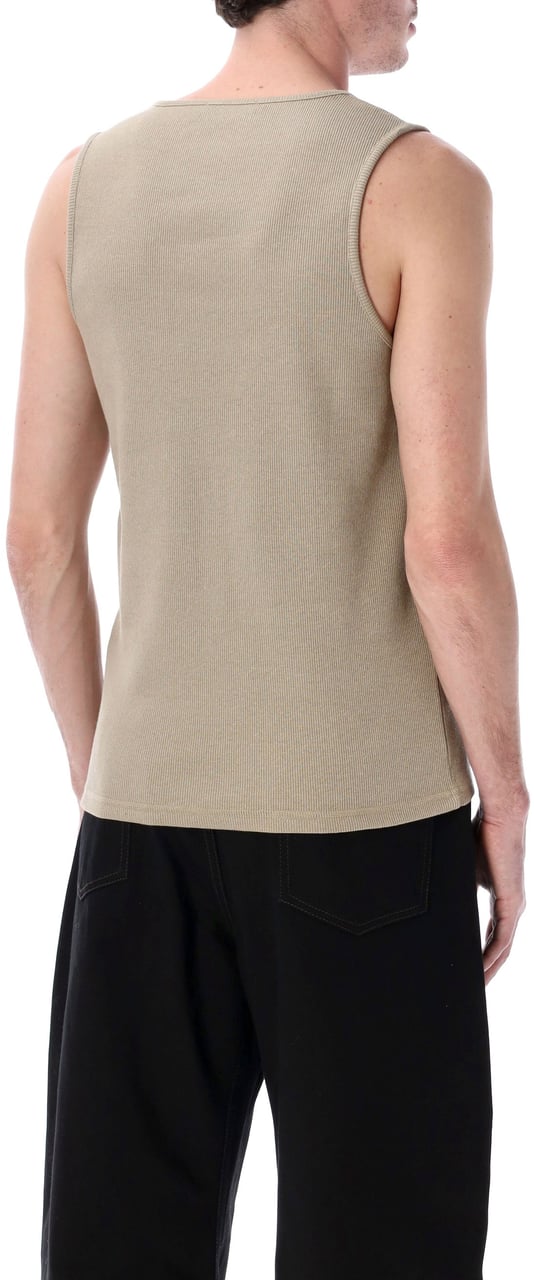 Lemaire Rib Tank Top Sage Groen