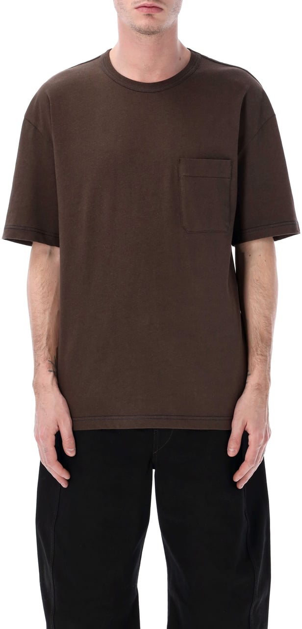 Lemaire Boxy S/S Tee Ristretto Bruin