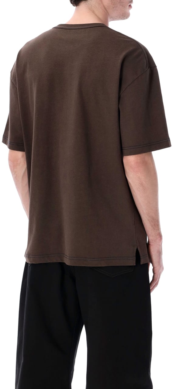 Lemaire Boxy S/S Tee Ristretto Bruin