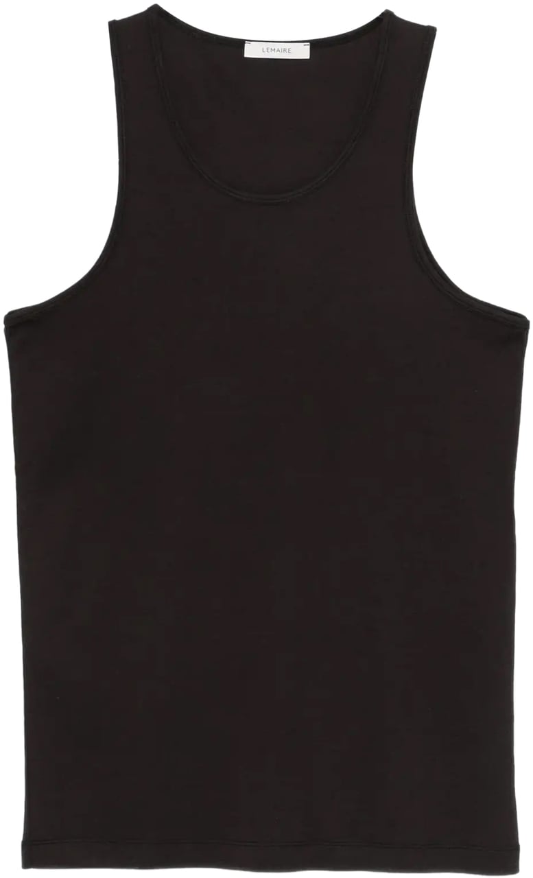 Lemaire Tank Top Squid Ink Zwart