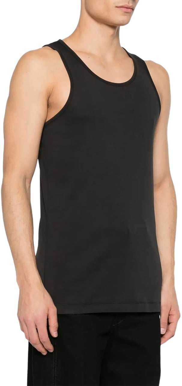 Lemaire Tank Top Squid Ink Zwart