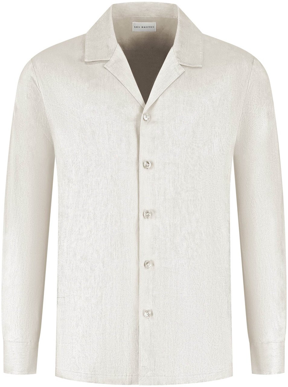 Les Brutes Linen Cuban Shirt Beige