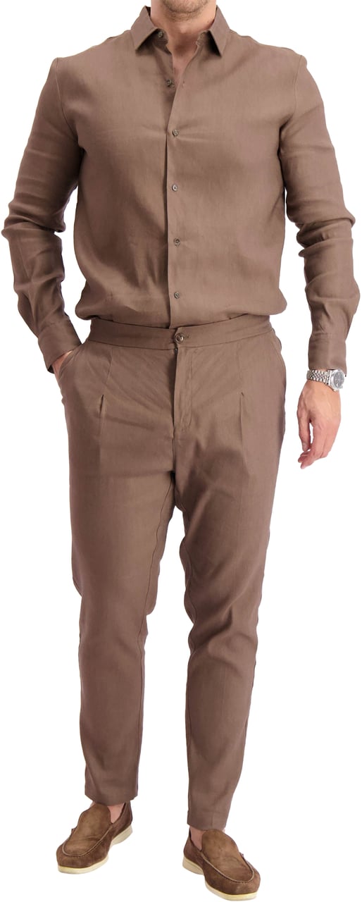Les Brutes Linen Pantalon Wit